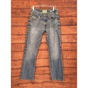 Ariat Men's M5 Straight Fit Straight Leg Jeans Denim Blue Size 32x32/31